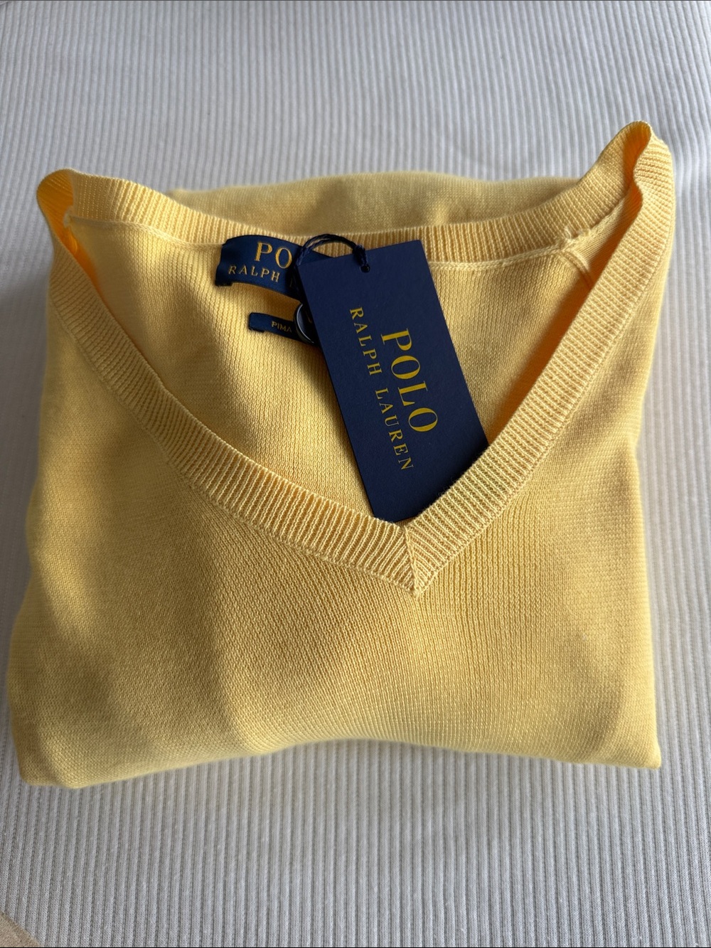 Polo by Ralph Lauren Lemon V-Neck Sweater